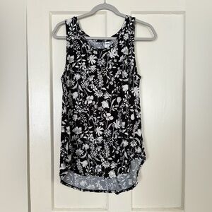 Old Navy Black and White Tank Top